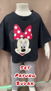 SET BAJU PAYUNG BUDAK SIZE 1-6 TAHUN 100% COTTON GIRLS LEGGINGS SETS BAJU BUDAK PEREMPUAN SELUAR BUDAK LEGGING BUDAK PEREMPUAN