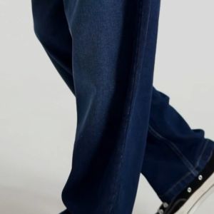 Noforty Project Long Baggy Jeans Pants Efra Dark Blue