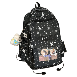 Túi Đeo Vai Học Sinh Phong Cách Nhật Bản Mới 2025 in Chấm Bi in Hình Sách Mini Tươi Mới Dễ Thương Đi Chơi Xuân Du Lịch Giải Trí Đeo Hai Mặt