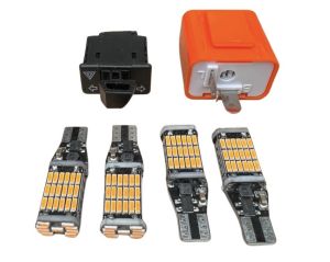 Combo Công tắc Hazard cục chớp kèm 4 xinhan T15 siêu sáng đủ màu