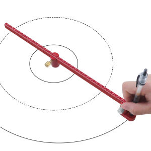 Adjustable Woodworking Beam Compass 320/550mm Center Finder Scribing Gauge for Lathe & Woodturning Bowl Marking