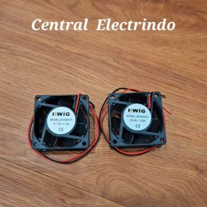 Fan Pendingin 60x60x25mm DC12V/DC24V Plastik Case EWIG