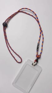L-36 inch = Customised Lanayard KD ORIGINAL card id tag Adjustable Paracord EDC SANITISER HOLDER Necklace gift customise present tali tag O-ring
