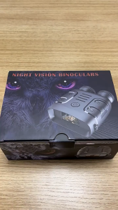 R18 Binocular Night Vision Goggles Full Black Infrared for Hunting & Fishing HD 1080P Day & Night Use with Photo/Video Recording 5X Digital Zoom Large Screen Rechargeable Battery for Surveillance PatrolR18 双筒夜视镜