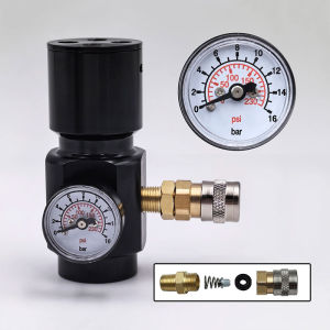 HPA G1/2-14 Pressure Regulator Output 0-150PSI Gas Cylinder Refill Filling Adapter Valve CO2 Adjustable Regulator Scuba Fittings