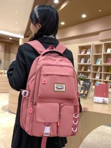 Ba Lô Dung Tích Lớn Dành Cho Nữ Sinh Tiểu Học Và Trung Học Dễ Thương Fresh Thiết Kế Túi Đeo Vai Đôi Cho Học Sinh Tiểu Học