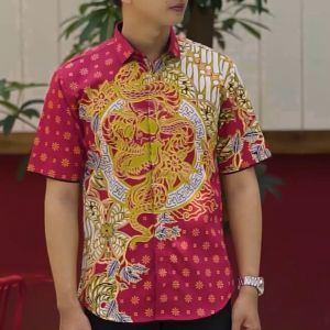 MENSBATIK - Dhanakarna II - Batik Pria - Lengan Pendek