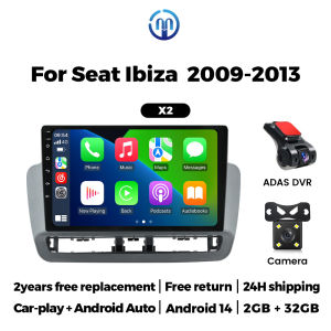 NAVIFLY 4 Core Car Radio For Seat Ibiza 2009-2013 Multimedia Video Players Stereo FM Wireless Carplay Android Auto GPS BT WIFI