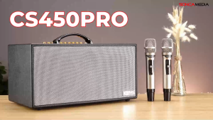 Dàn âm thanh di động SONCAMEDIA CS450 PRO - Loa bluetooth karaoke di động ACNOS - CS450 PRO