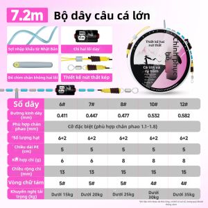 LIUZHIQIANG | Dây Câu Cá Không Rối