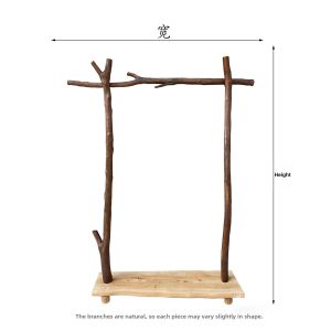 Minimalist Wooden Freestanding Coat Rack