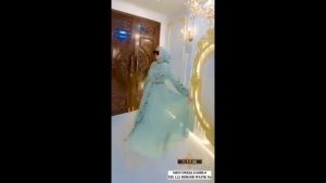 Dress Kondangan Wanita Terbaru Elmira Dres Ceruty Babydoll Full Puring Apk Bordir Gamis Jumbo Mewah