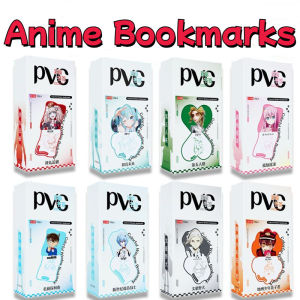Anime PVC Bookmark Set Jujutsu Kaisen Blue Lock Bungou Stray Dogs Madoka Magica Natsumes Book of FriendsWind Breaker Bookmark