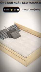 FREESHIP HCM - Giường Ngủ Cho Bé Giường Gỗ MDF 3 Hộc Kéo Tatana MDF055 - có thiết kế theo yêu cầu