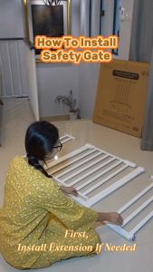 Autumnz Deluxe Safety Gate (Auto Close & Fits Doorway) | Safety Gate Extension