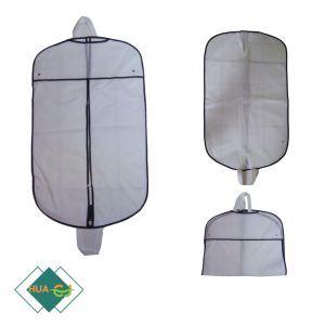 Hua CJ / Cover Jas / model spunbond saccor putih / sarung jas