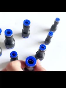5PCS Pneumatic Reducer Fittings Connectors 4mm 6mm 8mm 10mm 12mm Straight Quick Release Push-In Connection for Air Hose Tube