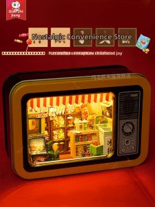 QIAOZHIJIANG | DIY Mini House Model Assembling Gift Toy for Girls