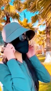 Walva T001 Topi Bucket Velcro Gaya Korea Untuk Wanita Topi Pantai Topi Outdoor