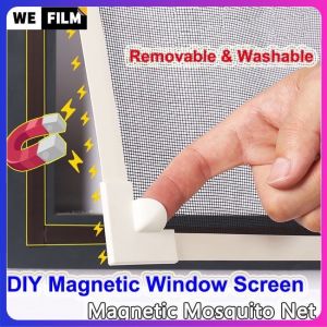 มูงลวดหน้าต่าง มูงลวดแม่เหล็ก DIY ติดตั้งด้วยตนเอง ตาข่ายไฟเบอร์เกรด AA ไม่ยับ สินค้าคุณภาพเยี่ยม ติดเสร็จแล้วสวยงาม งานคุณภาพ