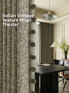 Vintage Luxurious Light-blocking Curtains