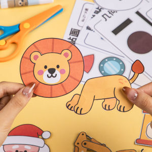 XIAOSHUGUOGUO | Creative Paper Cutting & Sticking Kids Craft Kit