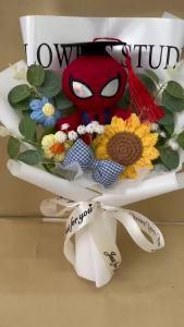 Potdemiel | Genuine Avengers Spider-Man The Hulk Captain America Iron Man Plush Dolls Creative Bouquets Christmas Birthday Gifts