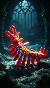 3D Printed Articulated Anomalocaris Fidget Toy Fully Flexible Joint Stress Relief Desk Ornament Creative Collectible Gift