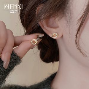 WENXI | Sleep-friendly Dainty Planet Earrings