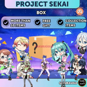 Project Sekai Gift Box Pjsk Set Box Project Sekai Keychain Colorful Stage Miku Keychain Hatsune Miku Sticker PJSK Box 25-ji Nightcord Wonderlands x Showtime Vivid BAD SQUAD Leo Need MORE MORE JUMP!