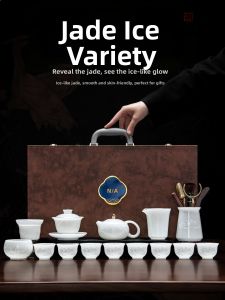 XIANGYE | Luxury White Porcelain Tea Set