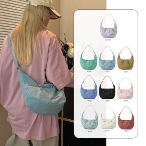 New Pleated Women's Shoulder Bag: Lightweight, Waterproof & Versatile