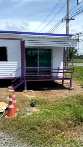 1ห้อง1ห้องน้ำ รวมติดตั้งเทพื้น บ้านน็อคดาวน์ป.เจริญ