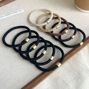 NING ZHOU | Coffee Color High Elastic Durable Non-Breaking Hair Ties