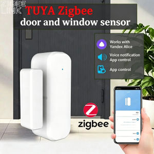 ZigBee Smart Door Window Sensor Door Open Closed Detectors Smart Home Security Protection Alarm System for Alexa Google