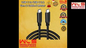 USB C to USB C 3.2 Gen 2 Cable Video Cable Type C PD 100W 5A Fast Charging For Book Pro SSD 4k 60Hz Display Monitor Cable