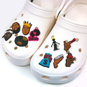 Adorable Cartoon Hole Shoe Decorative Accessories Shoe Buckles Flowers Casual Beach Shoes Detachable Shoe Parts Accessories