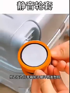 Bộ 4 Vỏ Bánh Xe Vali Hành Lý Silicon bảo vệ bánh xe giảm tiếng ồn Chống mòn bánh