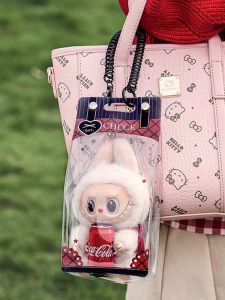 Bubbles Mat Transparent Dustproof Protection Cover Coca-Cola Plush Doll Storage Bag Child-Carrying Bag Toy Storage Box