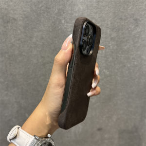 Ultra-Thin Leather Flip-Front Phone Case for  15 pro Max 14 pro 13 Creative Protection Cover with Ins Style And No Frame