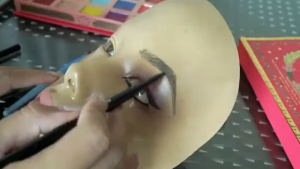 Make Up Pratice Full Face /Alat Latihan Makeup/Alat Berlatih Make Up /Papan Manekin Makeup Full Face /Faceboard Makeup