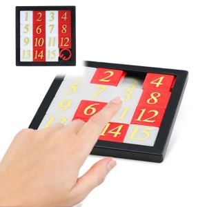 2/5/10 PCS Math Toy 1-15 Number Puzzles Kids Toy Sliding Puzzle Toy 15 Tiles Logics Game Developing for Children Plastic