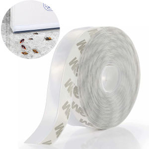 5M Door Bottom Seal Strip Weather Window Rubber Seal Weatherstrip Windproof  Self Adhesive Door Windshield Sealing Tape