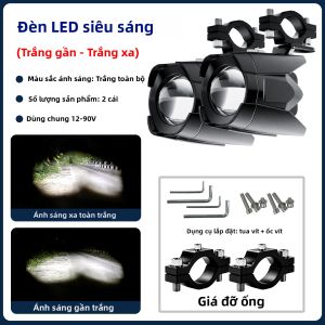 FLAME LIGHT | Đèn Pha Chống Sương Mù Cường Độ Cao với Đèn Điều Chỉnh Tia