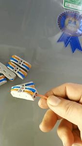 10 Cút nối dây điện nhanh 2 pha 2 cổng vào 2 cổng ra PCT-222