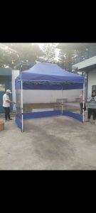 tenda lipat premium 2x3+ 3 sisi tirai/dinding