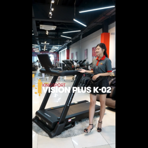 CHỈ GIAO MIỀN BẮC | Máy Chạy Bộ KingSport Vision Plus K-02 Đơn Năng Cảm Biến Nhịp Tim 24 Chương Trình Luyện Tập