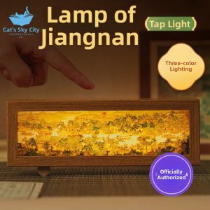 MAODETIANKONGZHICHENG | Sky City Wooden Tap Light