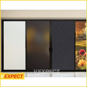 Window Sticker Film Privacy Frosted Glass Sticker for Window Door Blackout Glass Film Sticker No Glue Reusable