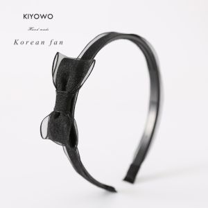 Dongda Gate Womens Hair Accessories Hairband Clip Toothed Hairpin Fresh Butterfly Knot Headband Simple And Versatile Hair Accessories